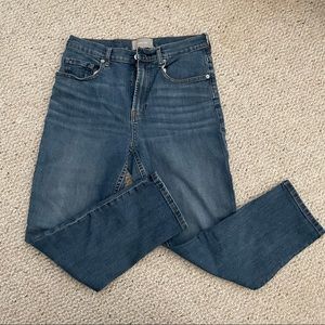 Everlane High Waisted Straight Jean